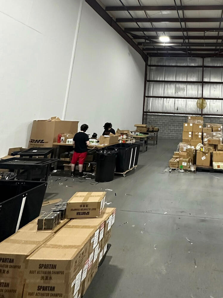 Packing Area After Tables Moved