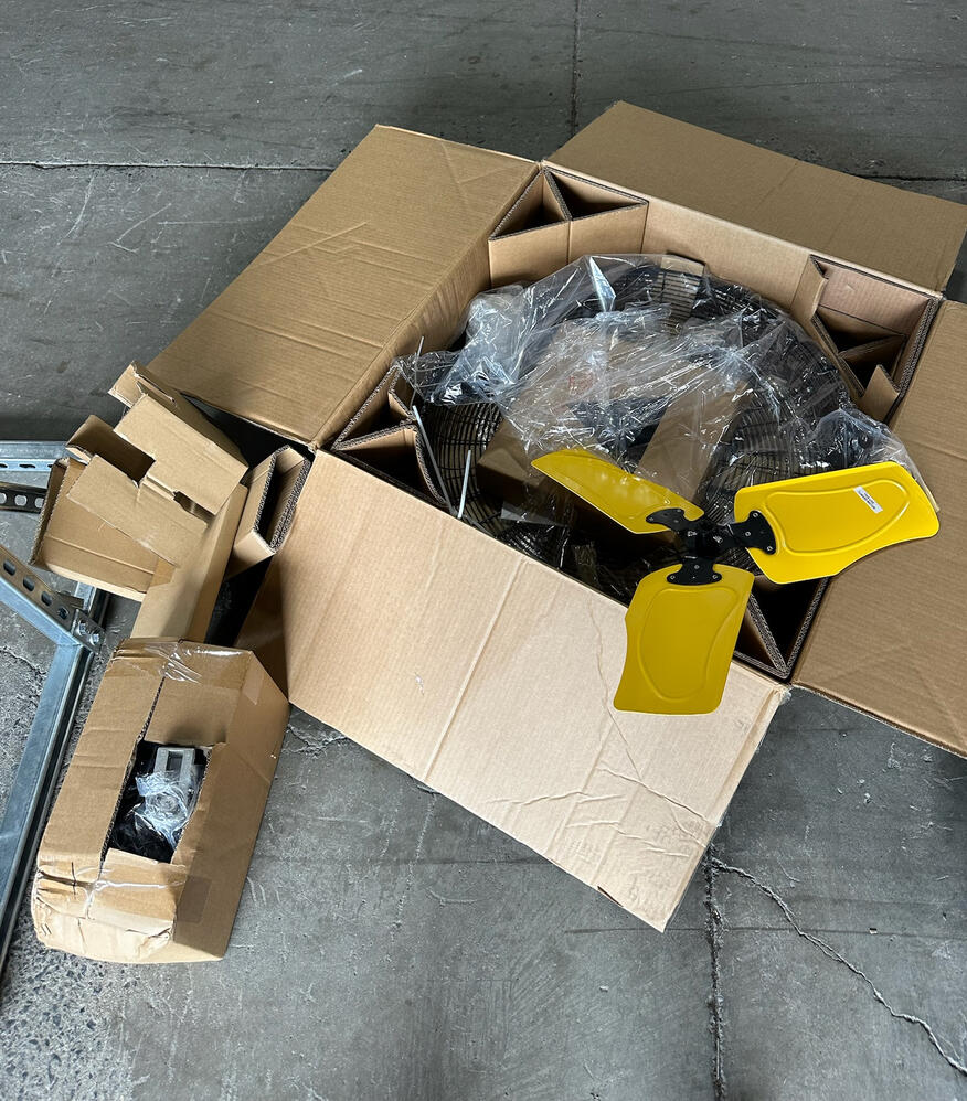 Because why wouldn’t the fans need assembled?